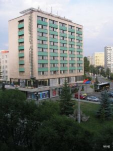 Hotel Alessandria před zahájením rekonstrukce, rok 2009